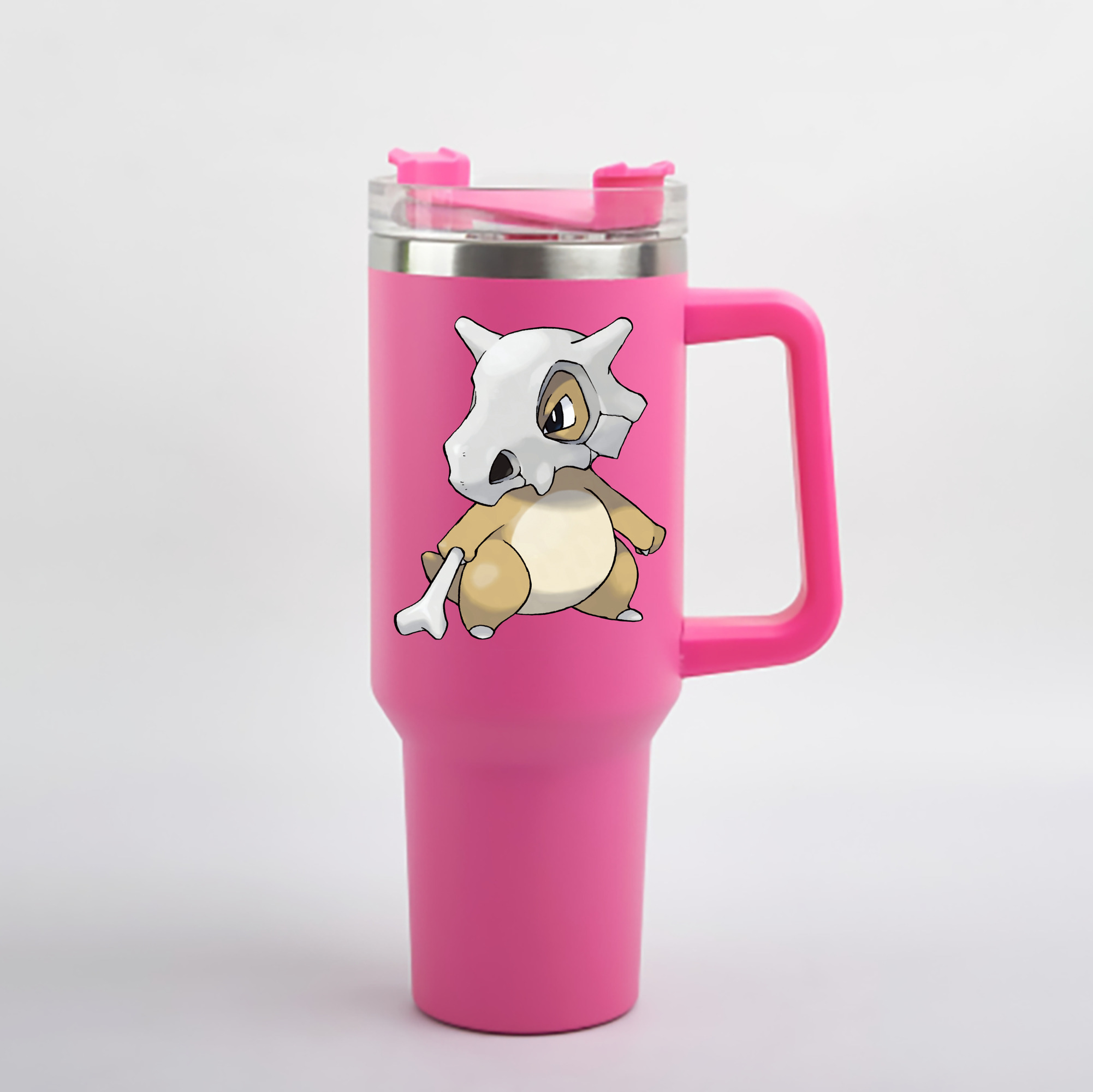 （画像用） ポケットモンスター Pokémon 1200mL車用タンブラー - クリスタルステッカー（プラスチックストロー付き）